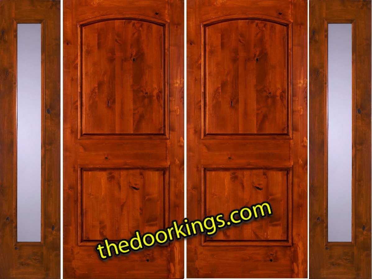 sw66 knotty alder with sw50 clear sidelites